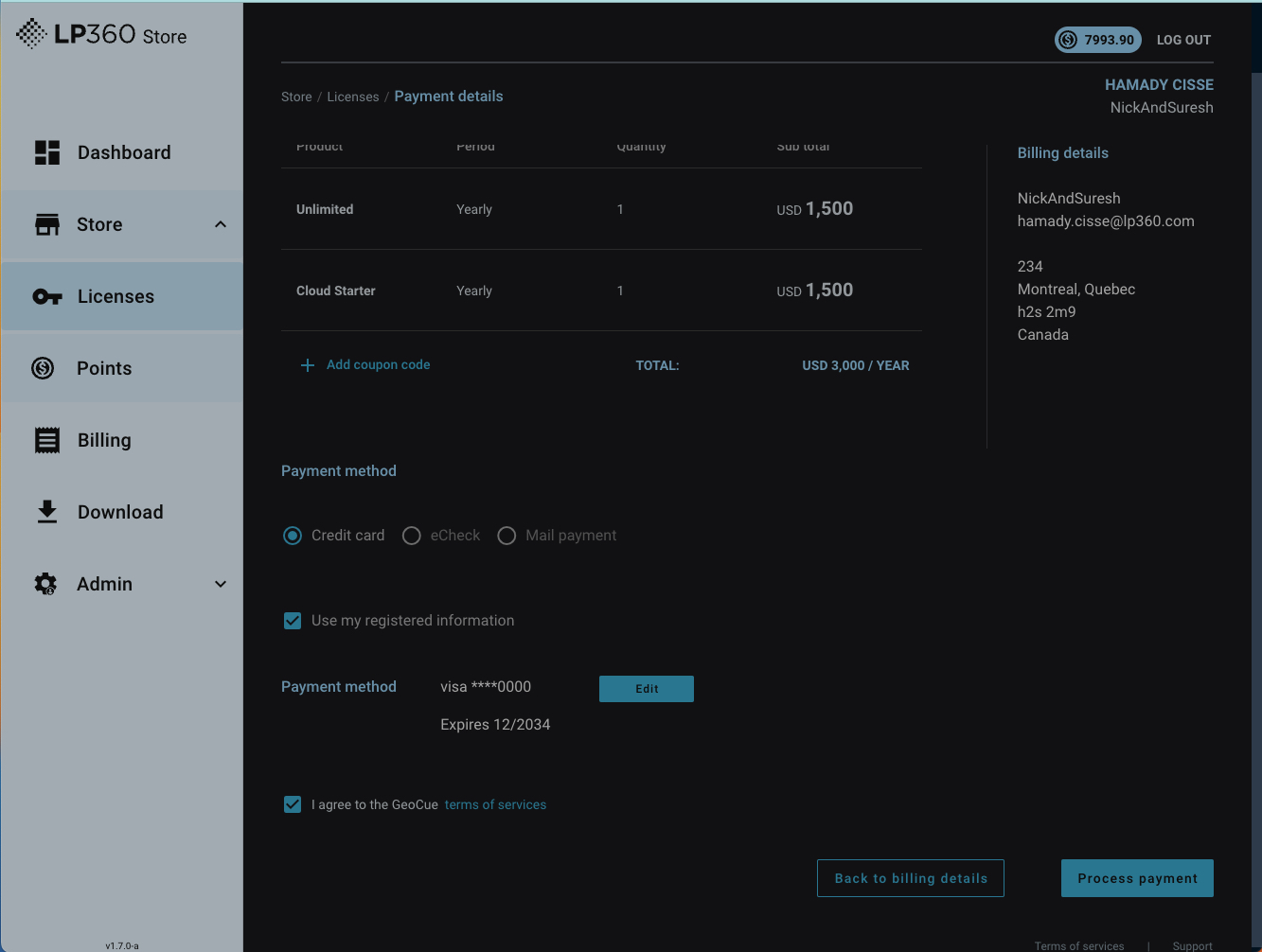 Vente en Ligne de Licenses de Logiciels